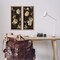 Stupell Industries Vintage French Typography Flowers Framed Floater Canvas Wall Art